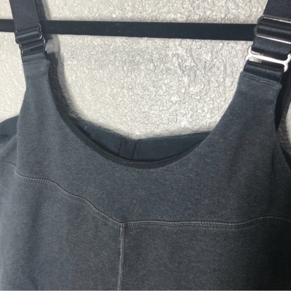 Lululemon Charcoal Gray Adjustable Strap Tank Top Size: 6 - Picture 4 of 6
